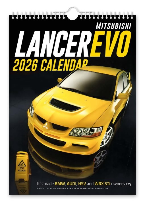 Mitsubishi Lancer Evo Novelty Calendar