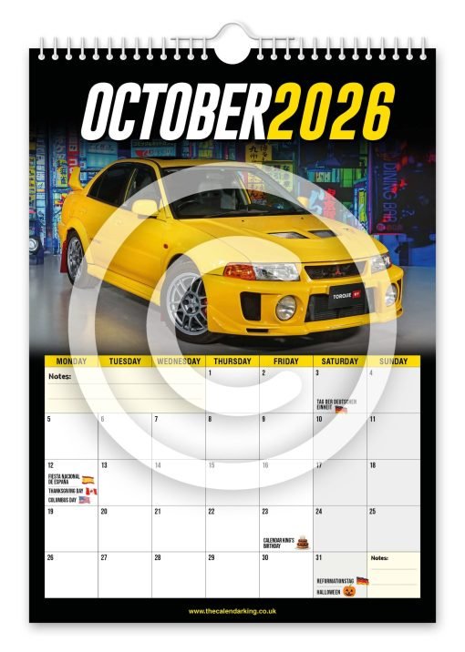 Mitsubishi Lancer Evo Novelty Calendar - Image 11