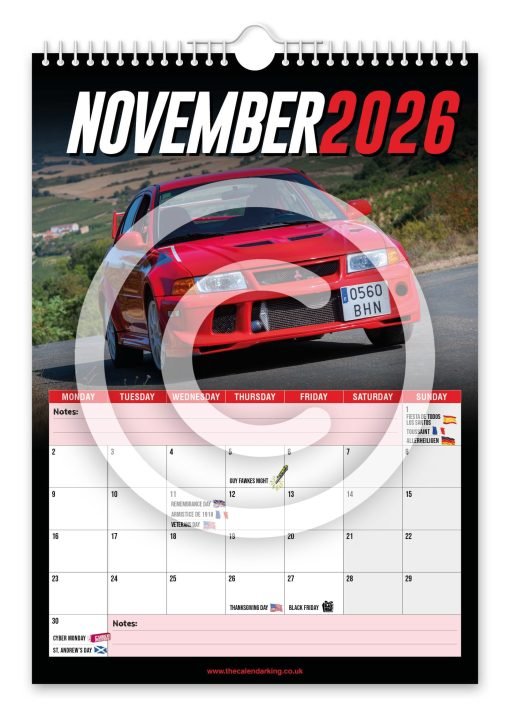 Mitsubishi Lancer Evo Novelty Calendar - Image 12