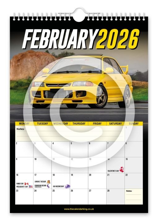 Mitsubishi Lancer Evo Novelty Calendar - Image 3
