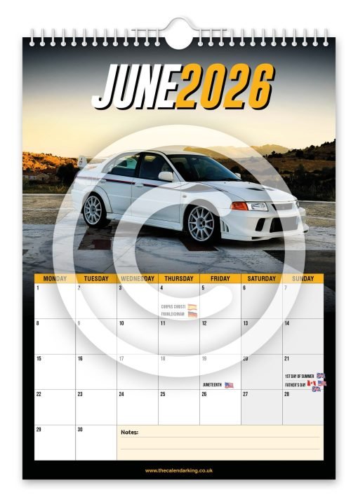 Mitsubishi Lancer Evo Novelty Calendar - Image 7