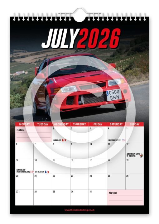 Mitsubishi Lancer Evo Novelty Calendar - Image 8