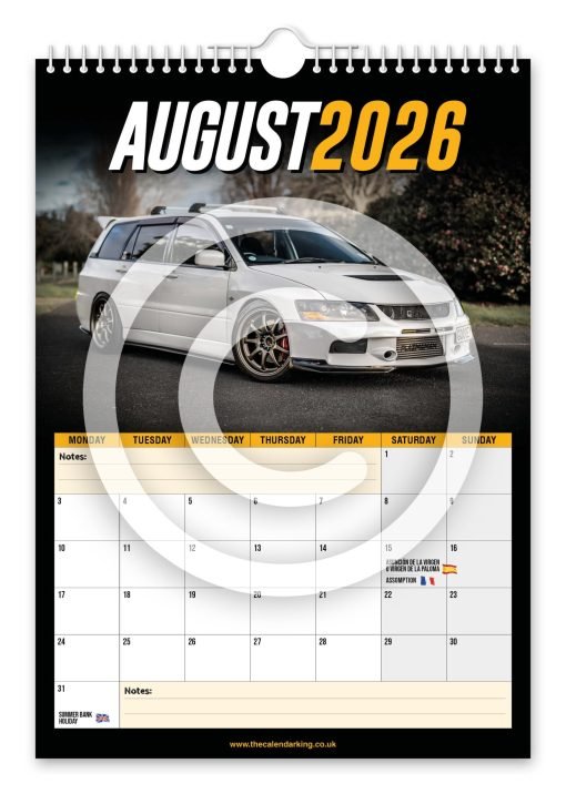 Mitsubishi Lancer Evo Novelty Calendar - Image 9