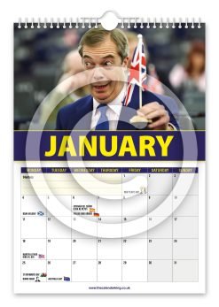 Alternative view of Nigel Farage Novelty Calendar