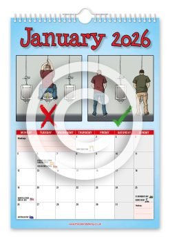Alternative view of Public Urinal Do's & Don'ts Novelty Calendar