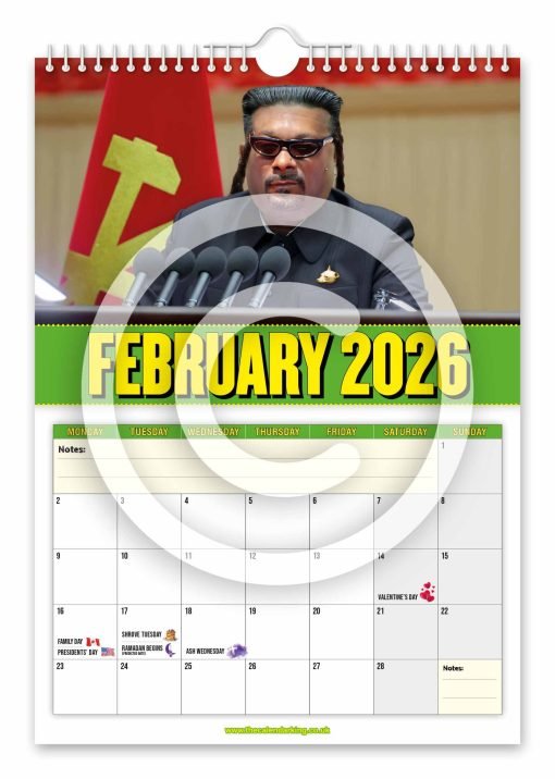 Snoop Jong Novelty Calendar - Image 3