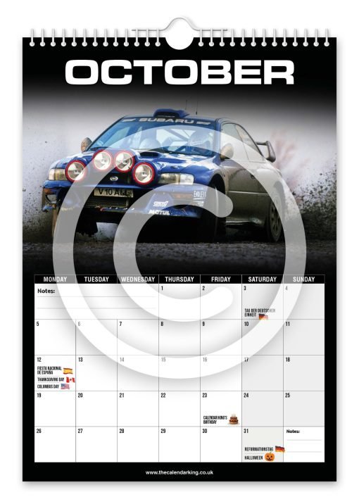 Subaru Impreza Novelty Calendar - Image 11