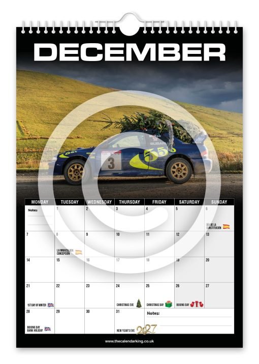 Subaru Impreza Novelty Calendar - Image 13