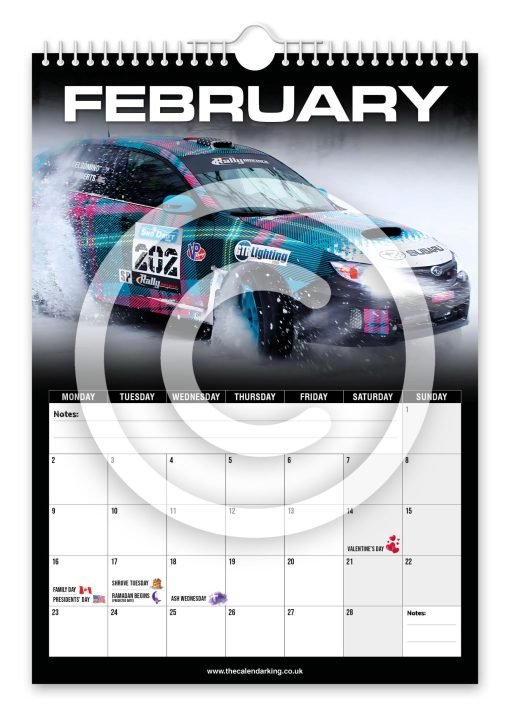 Subaru Impreza Novelty Calendar - Image 3