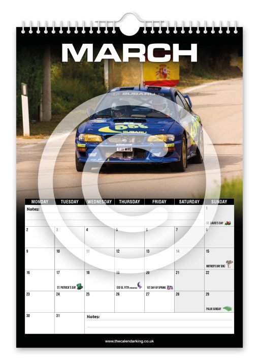 Subaru Impreza Novelty Calendar - Image 4