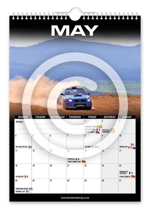 Subaru Impreza Novelty Calendar - Image 6