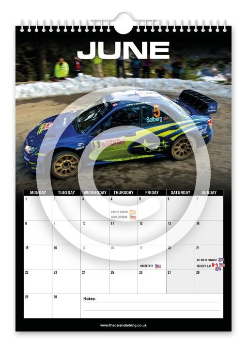 Subaru Impreza Novelty Calendar - Image 7