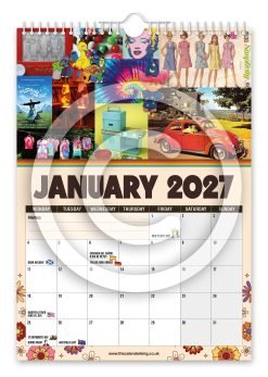 Alternative view of Swinging 60's Novelty Calendar
