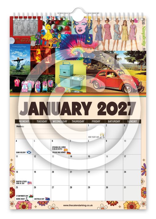 Swinging 60's Novelty Calendar - Image 2