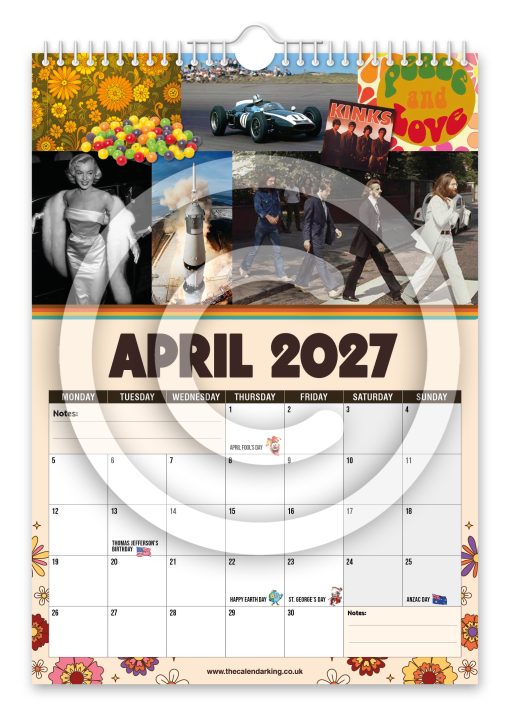 Swinging 60's Novelty Calendar - Image 5