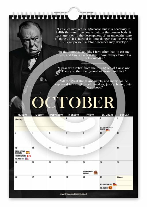 Winston Churchill Novelty Calendar - Image 11