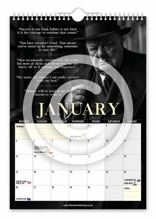 Winston Churchill Novelty Calendar - Image 2