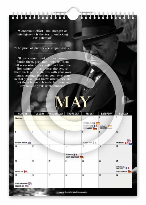 Winston Churchill Novelty Calendar - Image 6