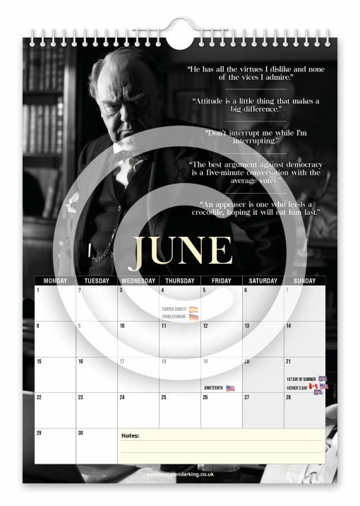 Winston Churchill Novelty Calendar - Image 7