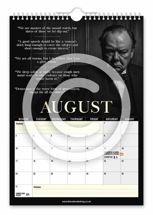 Winston Churchill Novelty Calendar - Image 9