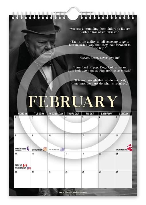 Winston Churchill Novelty Calendar - Image 3