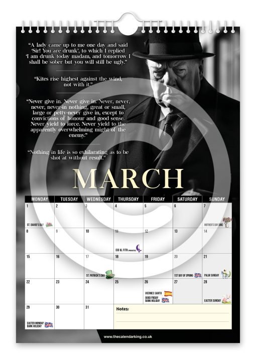 Winston Churchill Novelty Calendar - Image 4