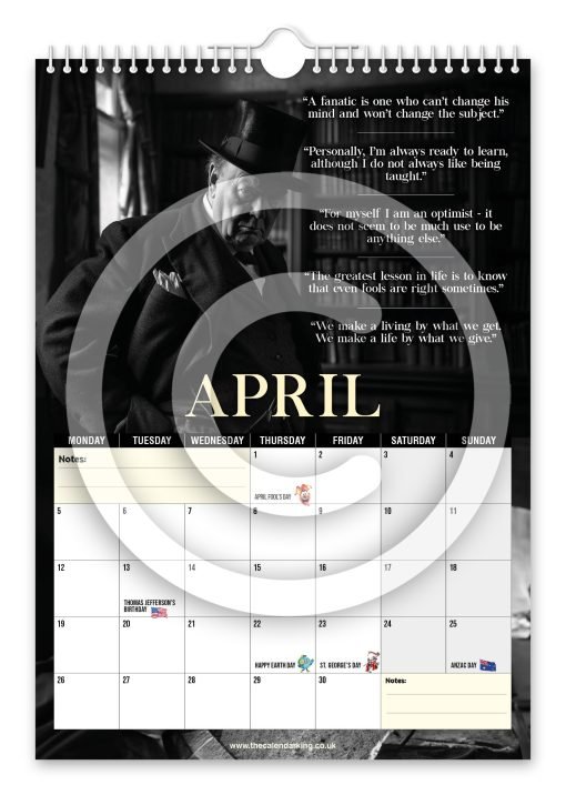 Winston Churchill Novelty Calendar - Image 5