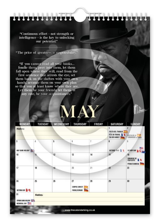 Winston Churchill Novelty Calendar - Image 6