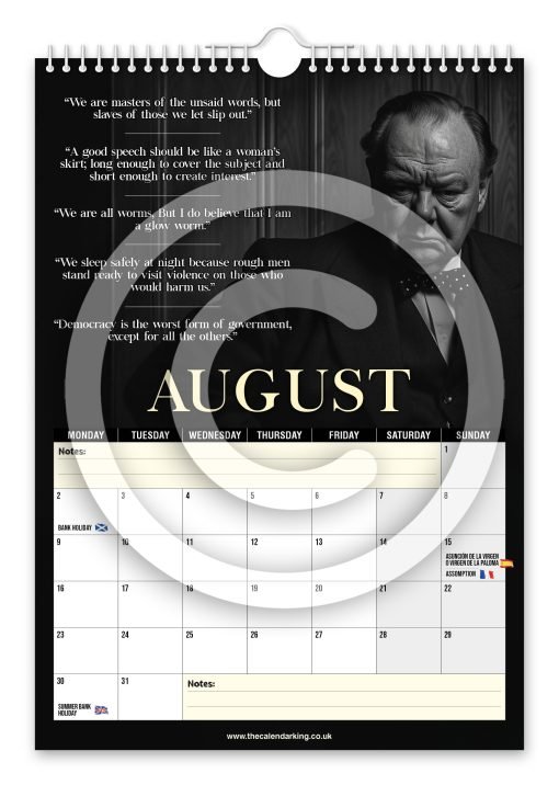 Winston Churchill Novelty Calendar - Image 9