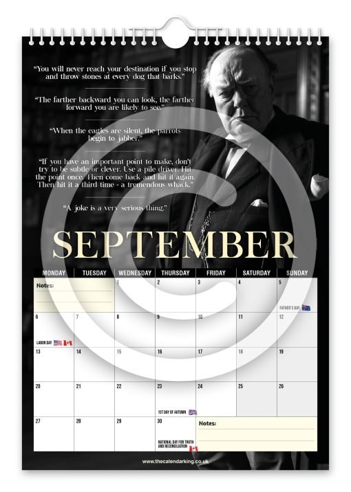 Winston Churchill Novelty Calendar - Image 10