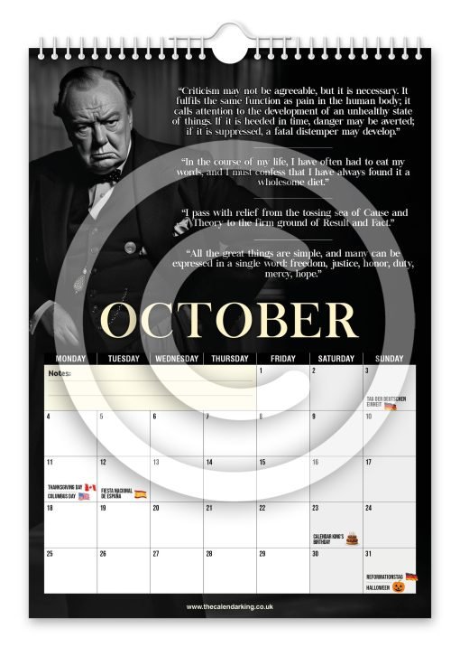 Winston Churchill Novelty Calendar - Image 11
