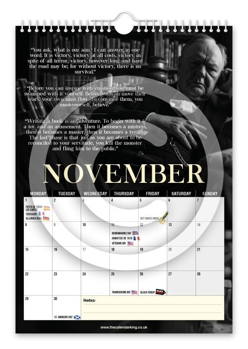 Winston Churchill Novelty Calendar - Image 12