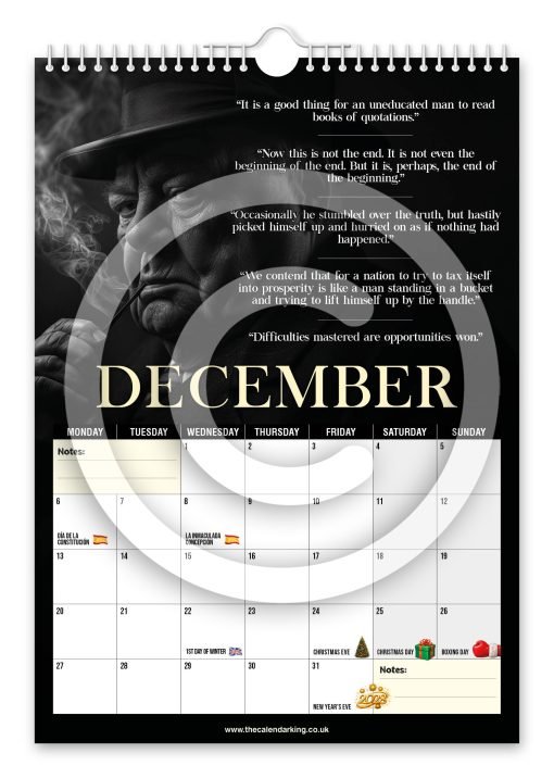 Winston Churchill Novelty Calendar - Image 13