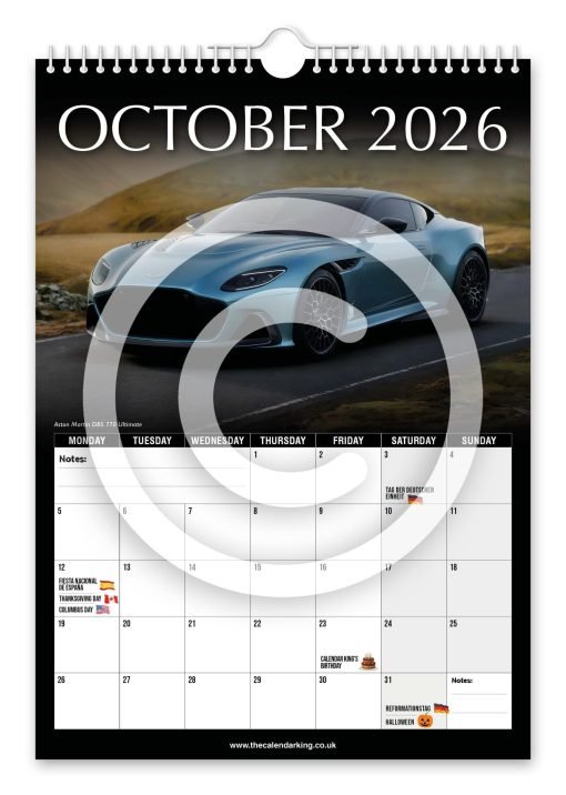 Aston Martin Novelty Calendar - Image 11