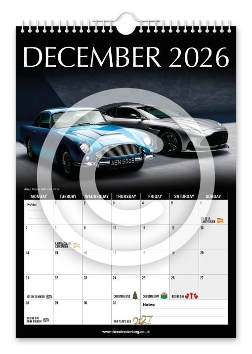 Aston Martin Novelty Calendar - Image 13