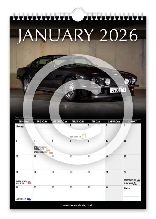 Aston Martin Novelty Calendar - Image 2