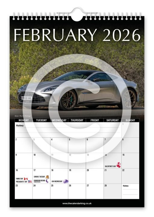 Aston Martin Novelty Calendar - Image 3