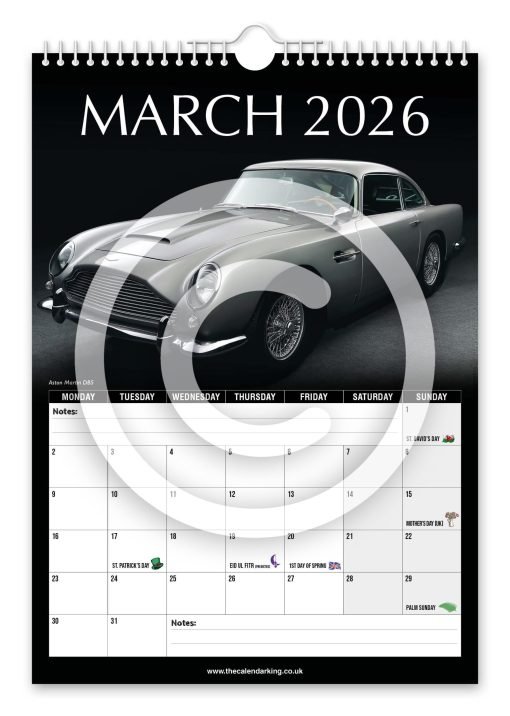 Aston Martin Novelty Calendar - Image 4