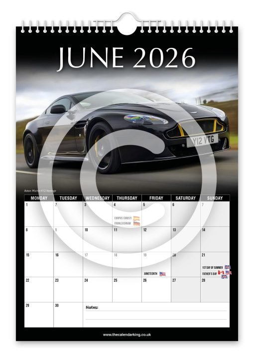 Aston Martin Novelty Calendar - Image 7