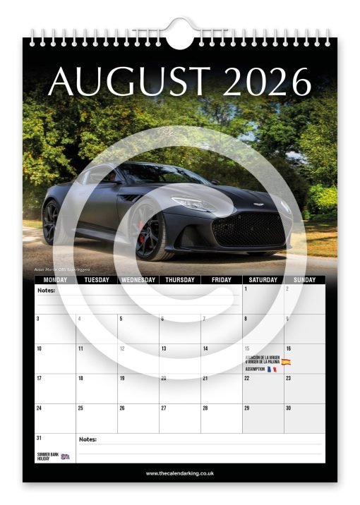 Aston Martin Novelty Calendar - Image 9