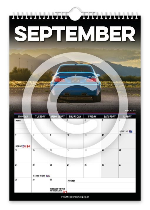 BMW M3 Novelty Calendar - Image 10