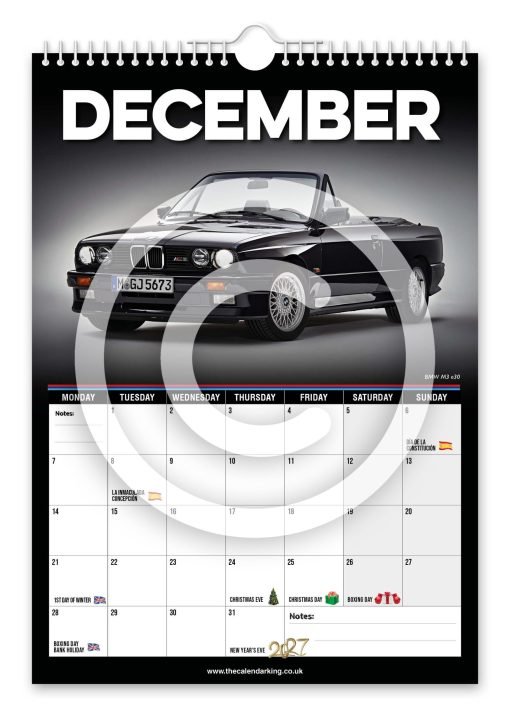 BMW M3 Novelty Calendar - Image 13