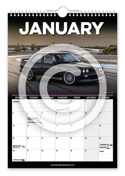 BMW M3 Novelty Calendar - Image 2