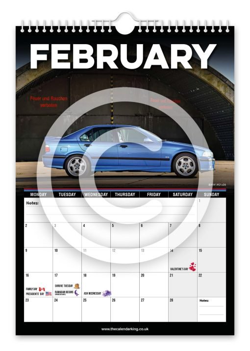 BMW M3 Novelty Calendar - Image 3