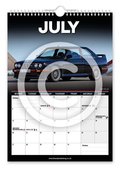 BMW M3 Novelty Calendar - Image 8
