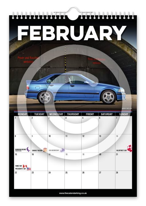 BMW M3 Novelty Calendar - Image 3