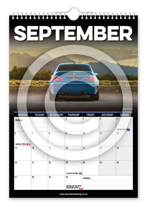 BMW M3 Novelty Calendar - Image 10