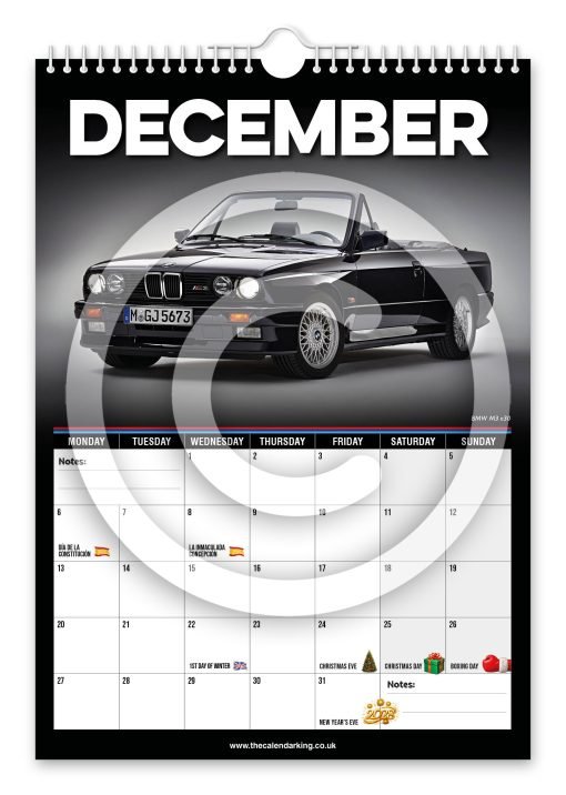 BMW M3 Novelty Calendar - Image 13