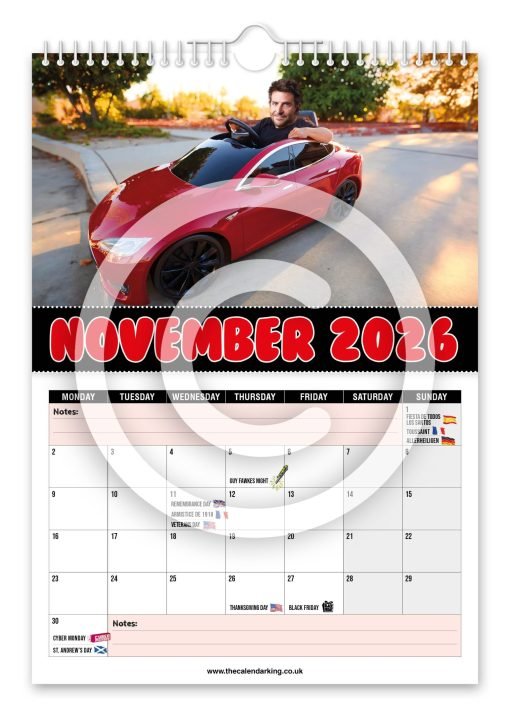 Mini Cooper Novelty Calendar - Image 12