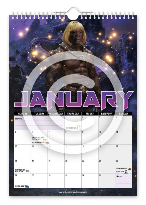 Morgan He-Man Novelty Calendar - Image 2